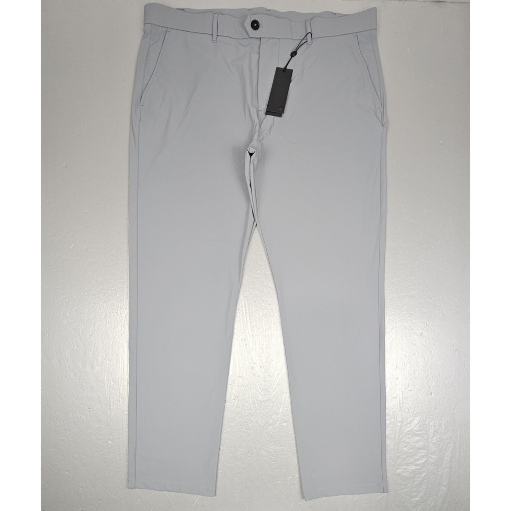 Greyson‎ Montauk Pants Mens 40x32 Maltese Heather Gray Golf Stretch Performance